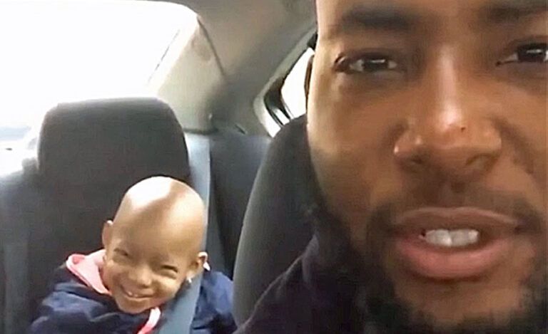 Devon Still with daughter Leah in the car