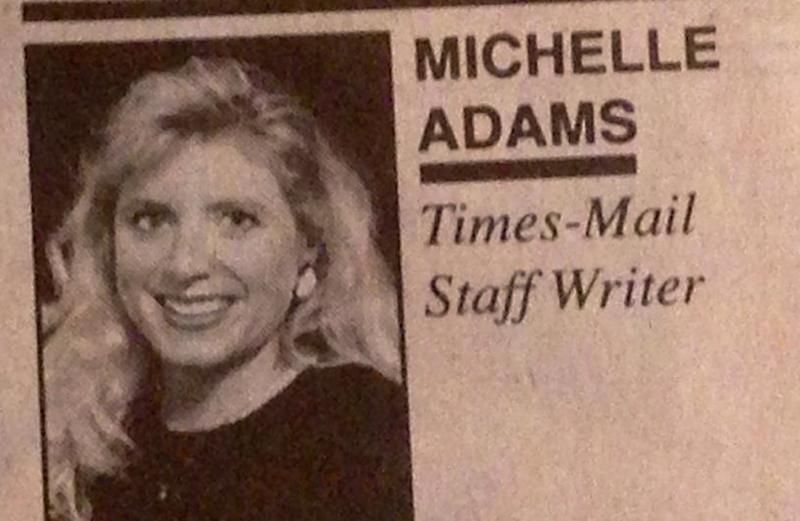 Michelle Adams, newspaper reporter