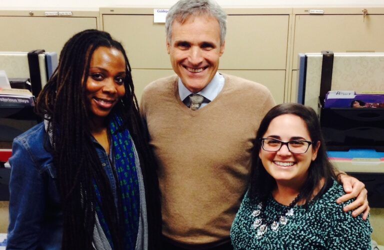 Danielle, Rick and Diana, refreshed after prayer