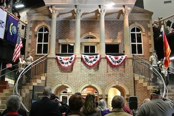 A community Veterans Day event. Photo by Edie Melson.