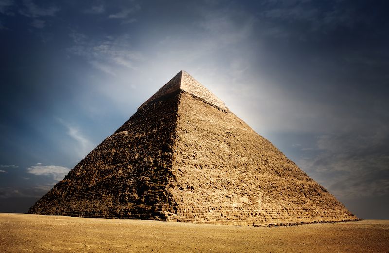 The miraculous Great Pyramid at Giza. Photo by Mikael Damkier, Shutterstock.