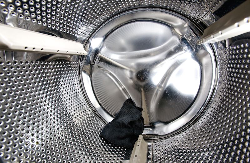 Sock hiding in the dryer. Photo by Tyler Olson, Thinkstock, Getty Images.