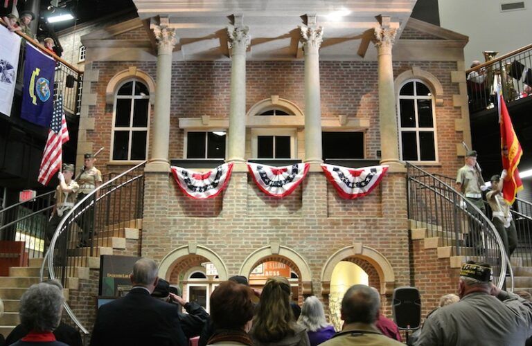 A community Veterans Day event. Photo by Edie Melson.