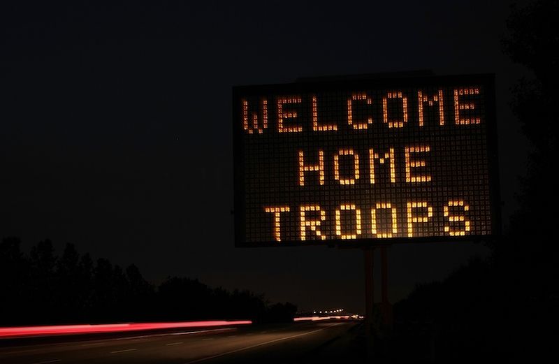 What to say when a veteran comes home. Photo by Design Pics, Thinkstock.