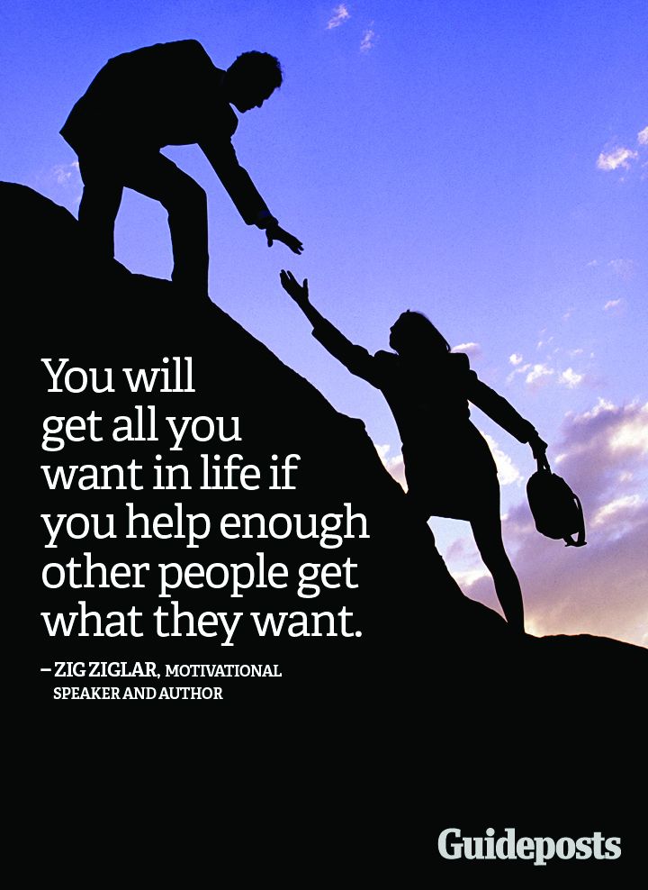 Helping Others Graphic Quote_Zig Ziglar - Guideposts