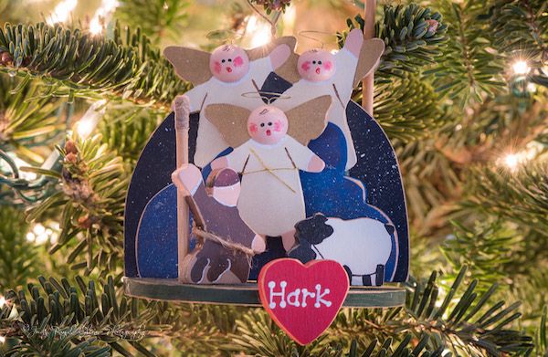 Christmas wooden ornaments. Photo by Judy Royal Glenn.