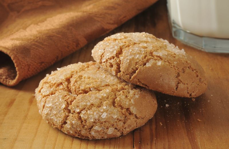 One of the joys of Christmas–gingersnap cookies.