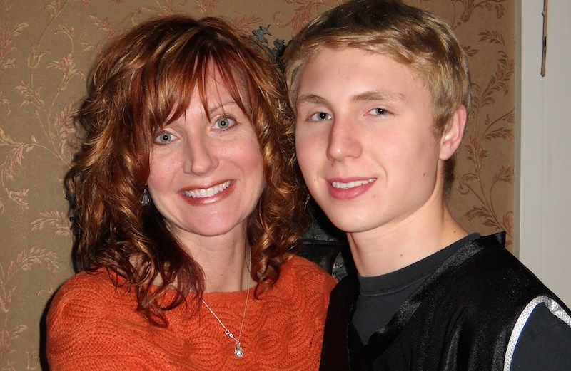 Shawnelle with her son Grant