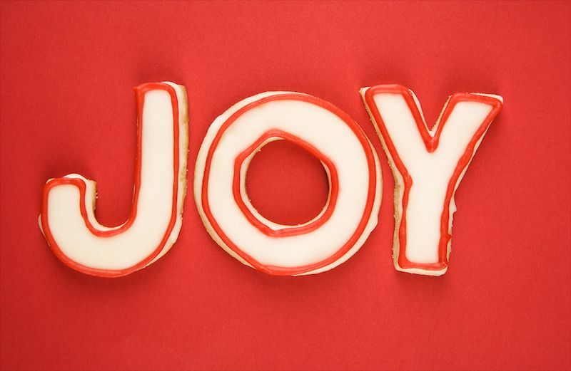 Joy spelled out! Photo by Ron+Chapple+Stock, Thinkstock.