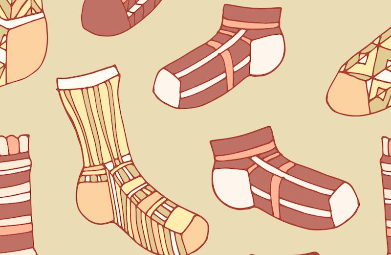 Miracle socks illustration by Marina Trusova, Shutterstock.