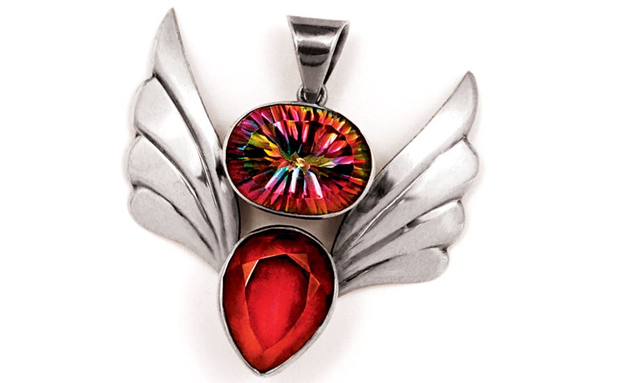 Tanya's winged pendant