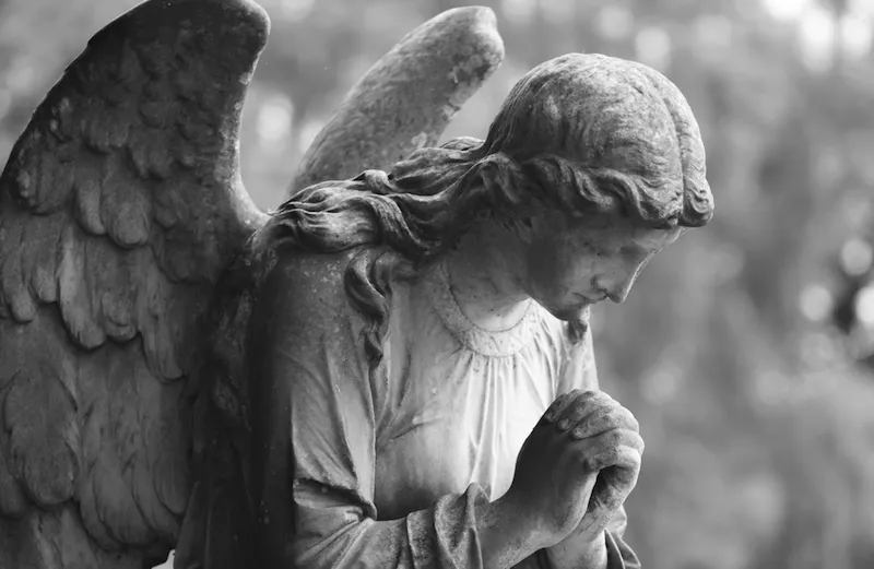 Statue of an angel. Photo by Katty King, Thinkstock.