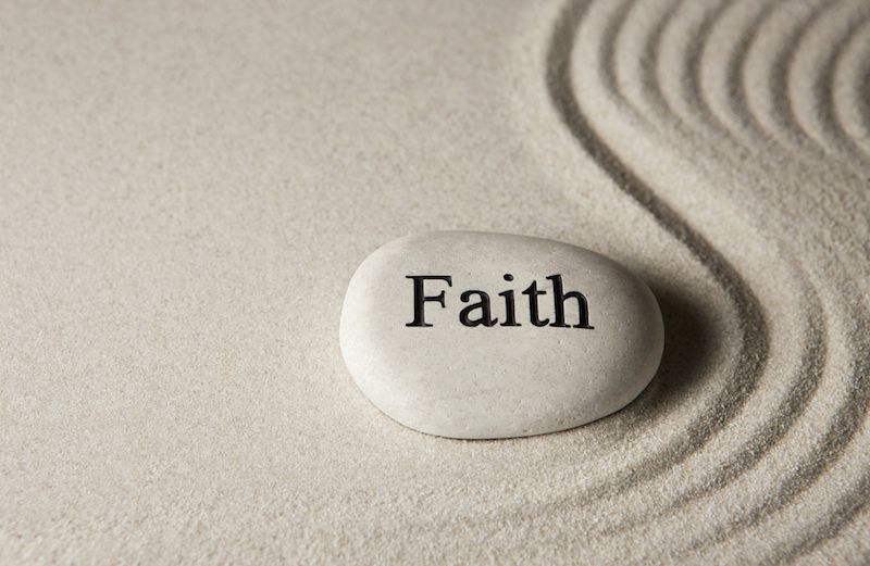 A rock of faith. Photo by og-vision, Thinkstock.