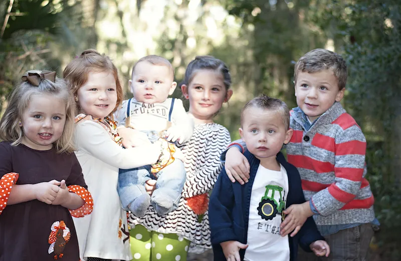 Michelle's passel of grandchildren!