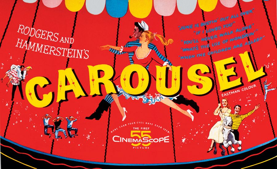 A poster from the 1955 motion picture, Carousel