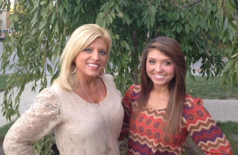 Michelle and her adored daughter, Abby.