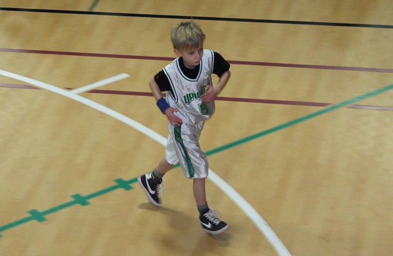 Isaiah playing basketball. Photo courtesy Shawnelle Eliasen.