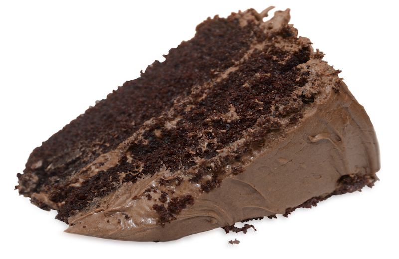 A slice of chocolate cake. Photo by ellisfoto, Thinkstock.