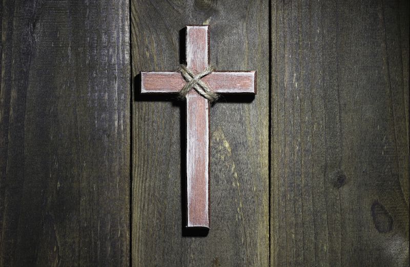 A simple cross. Photo by laurha, Thinkstock.