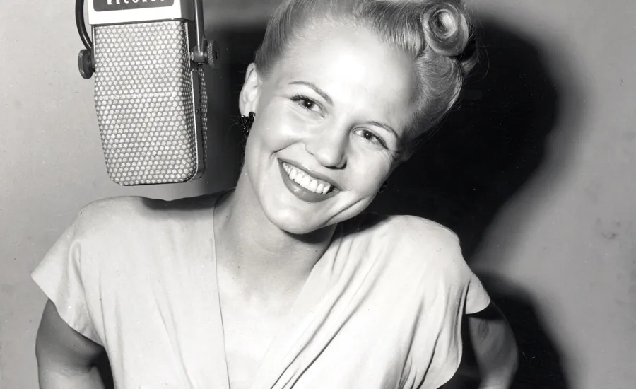 Singer Peggy Lee