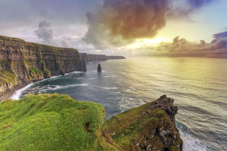 Irish landscape with St. Patrick facts