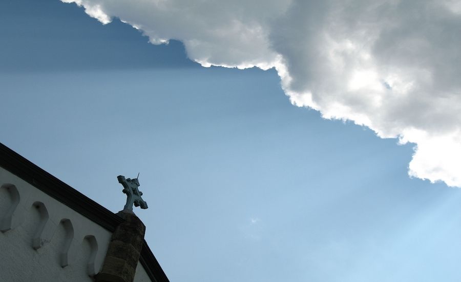 Cloudscape at Abbey of Gethsemani. Photo by Brother Christian.