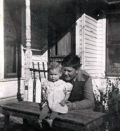 Carol K. Dauer with her older brother