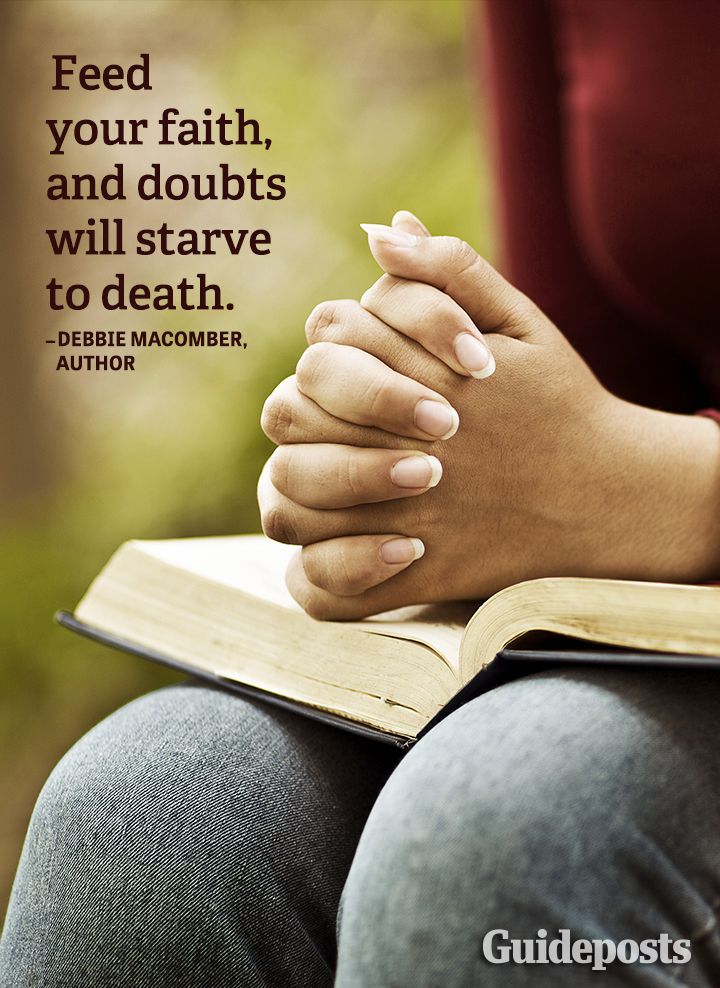 Faith Quote_Debbie Macomber doubt feed
