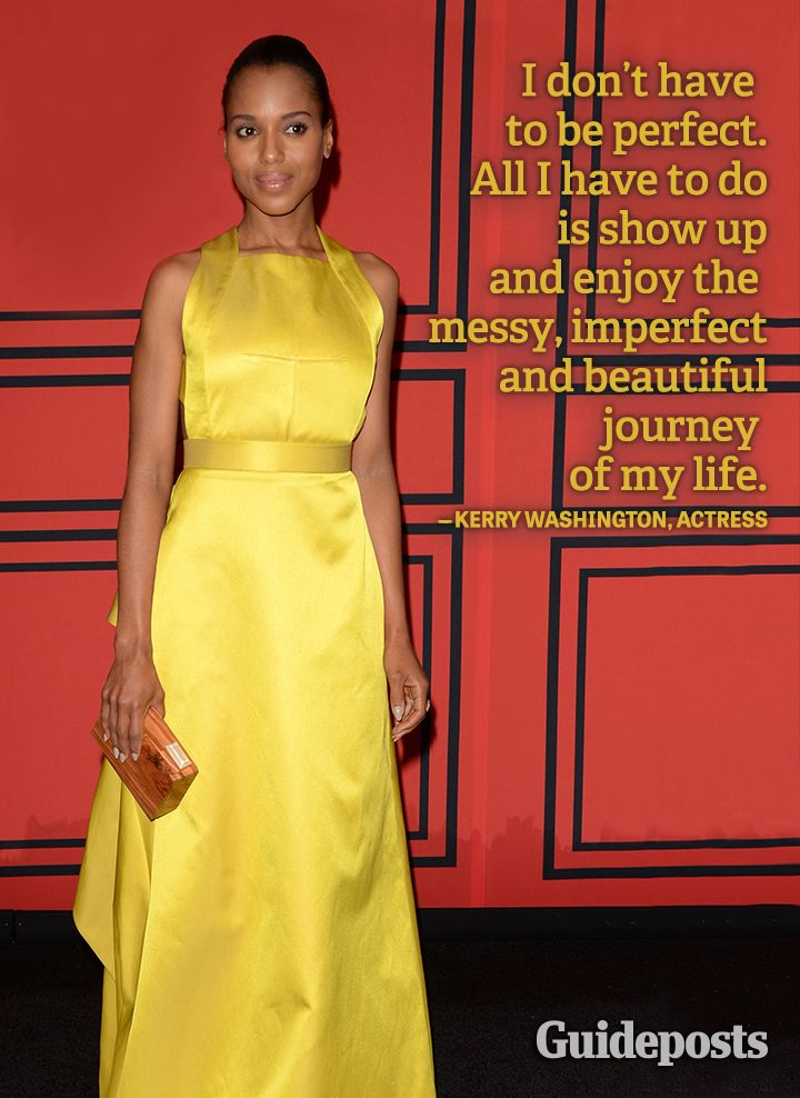 Positive Quote_Kerry Washington messy imperfect life