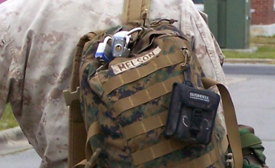 Jimmy Melson's military gear. Photo courtesy Edie Melson.