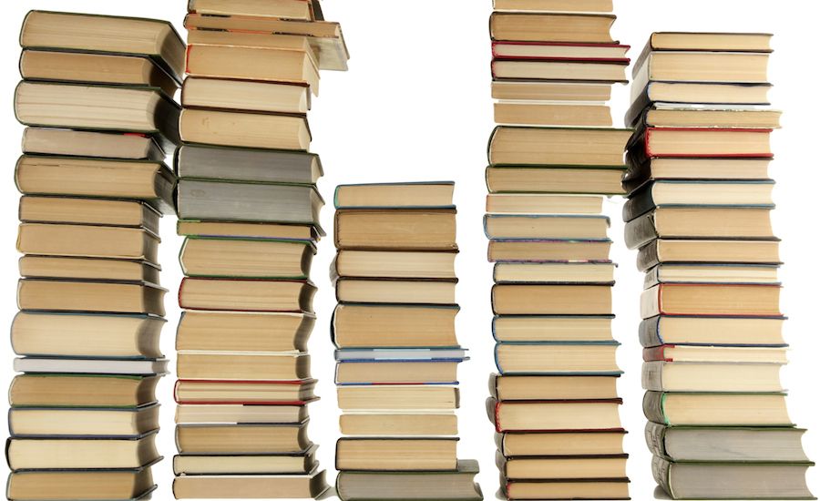 Stacks of books. Photo: Thinkstock.