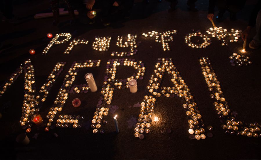 Vigil held In Queens, New York for victims Of earthquake In Nepal