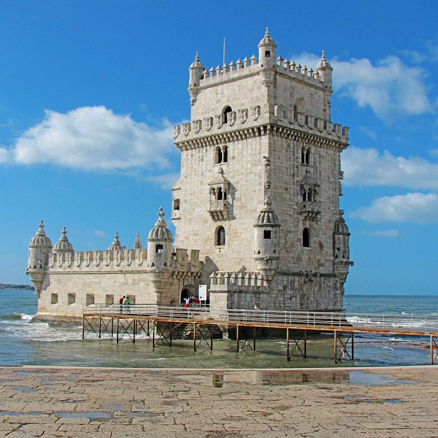 Lisbon's Belem Tower, a UNESCO World Heritage site, stands watch where great navigators once set forth.