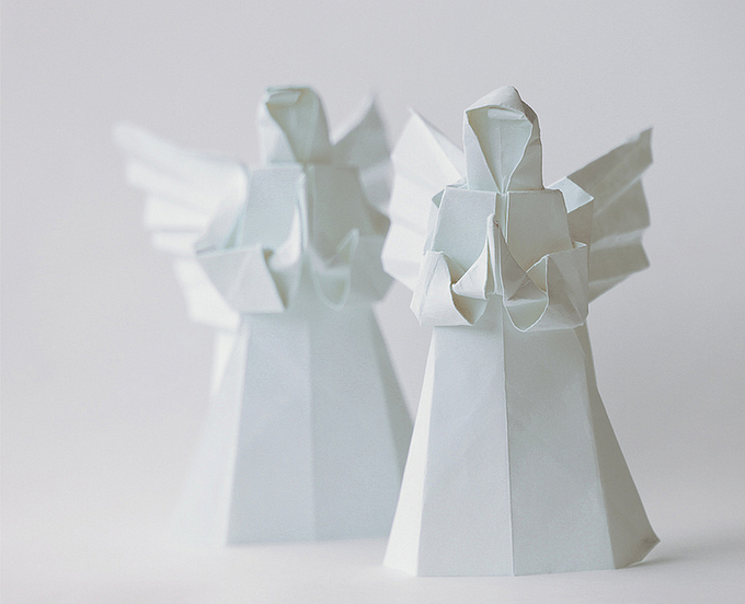 Origami angels.