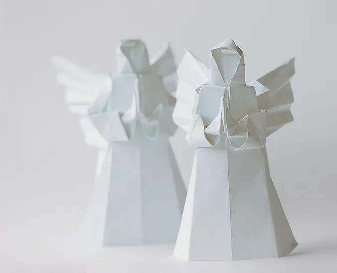 Origami angels.