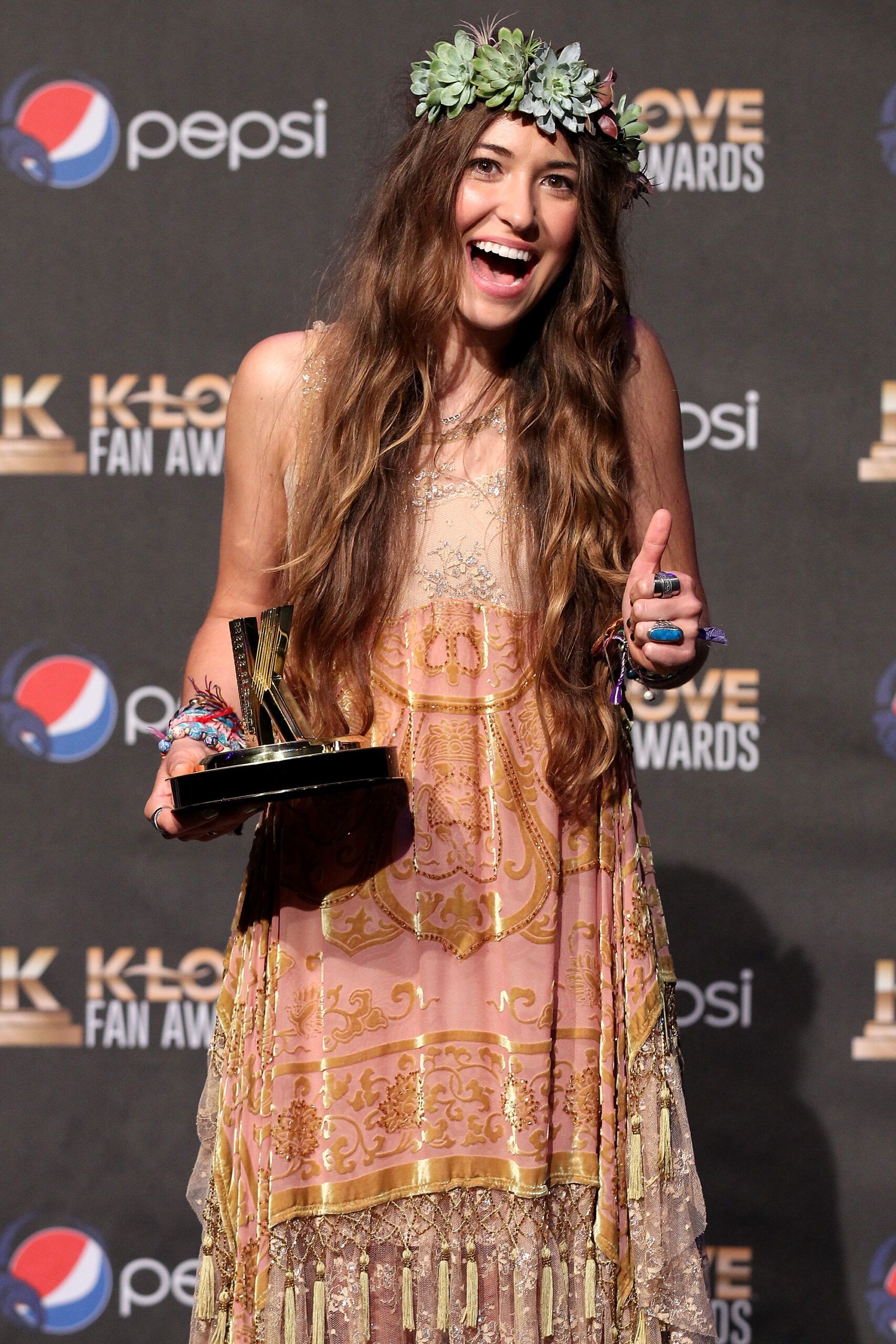 Lauren Daigle wins Worship Song of the Year at the KLOVE Fan Awards