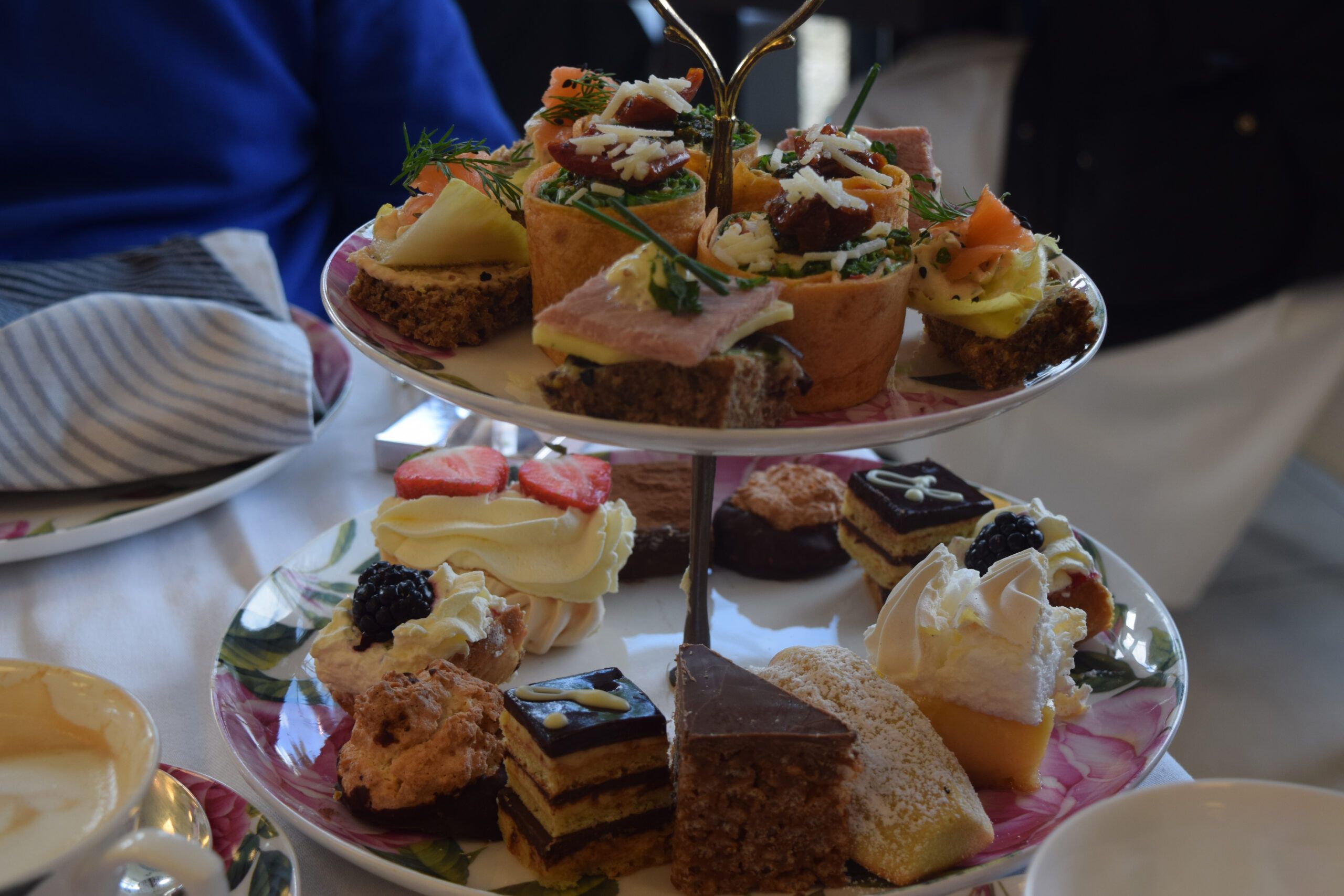 Tea time hors d'oeuvres at Newbridge Silverware in Ireland