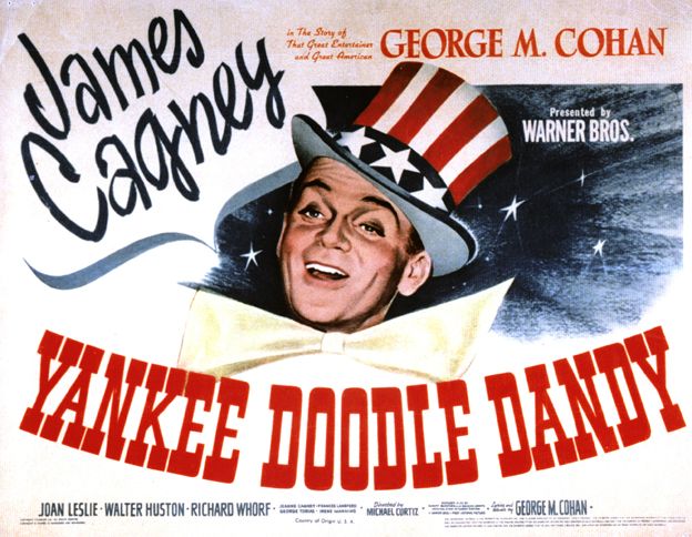 A 1942 poster for James Cagney in Yankee Doodle Dandy