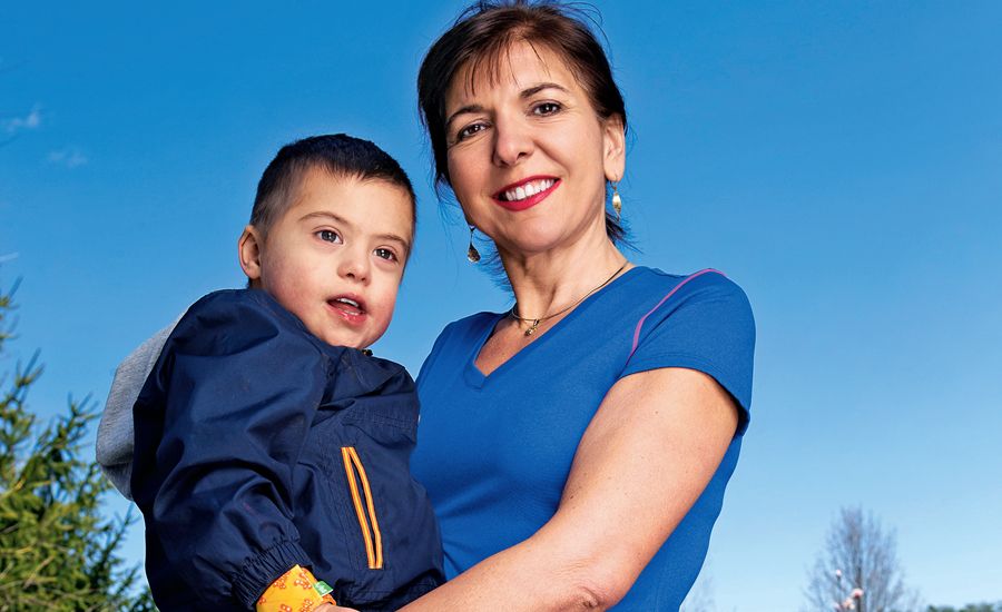 Isabella Yosuico was inspired to come up with new ways to further her son Isaac's progress.