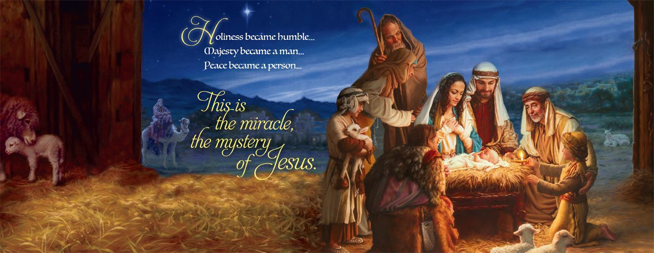 Guideposts: Holiness became humble...Majesty became a man...Peace became a person...This is the miracle of the mystery of Jesus.