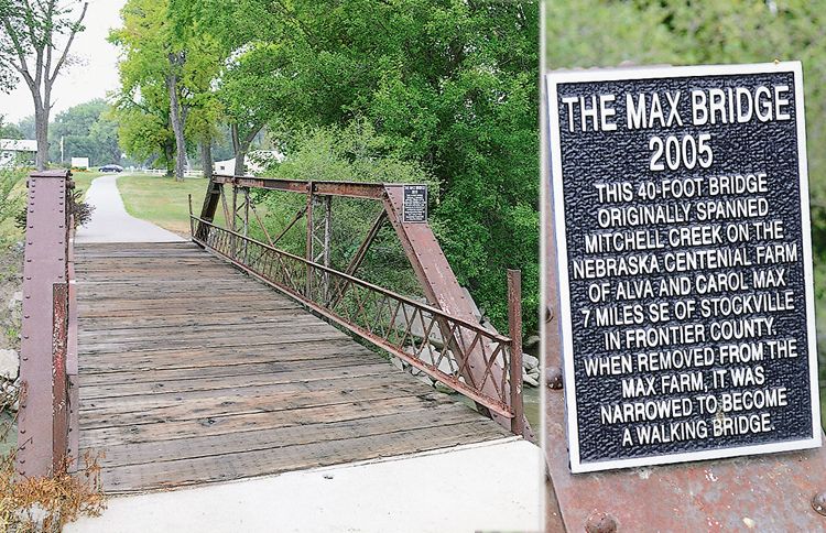 On a 2012 visit to her hometown, Janis sees another sign from Max on the plaque of a bridge that hadn’t been there when she last visited.