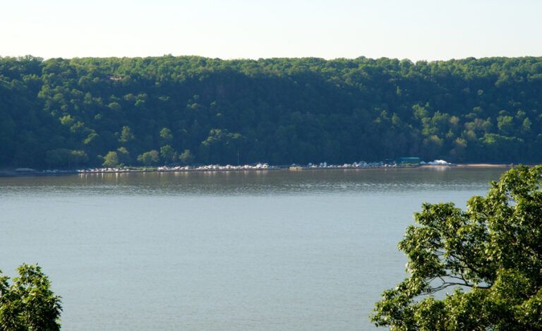 Hudson River view from the Yacht Club