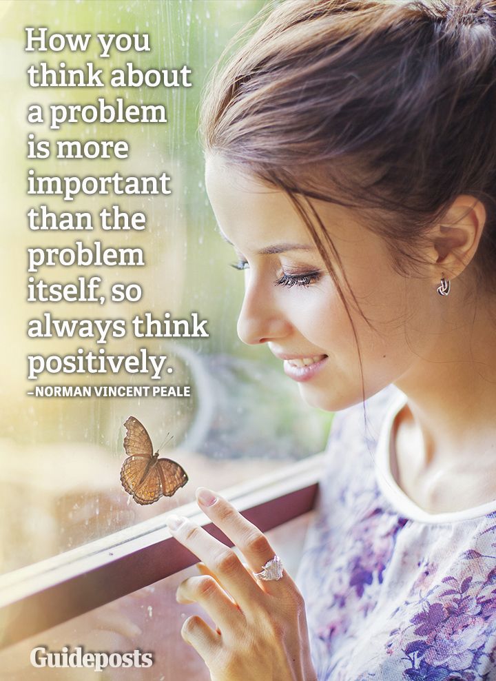 Positive thinking quote Norman Vincent Peale problems