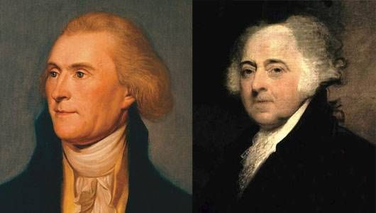 Thomas Jefferson and John Adams