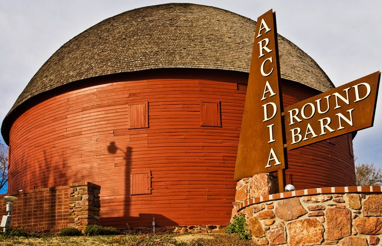 Guideposts: The historic Round Barn in Arcadia, Oklahoma