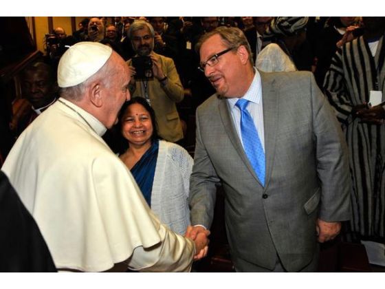 Rick Warren and Pope Francis