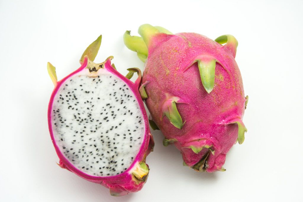 Dragon fruit, some of the traditional fruit of Rosh Hashanah