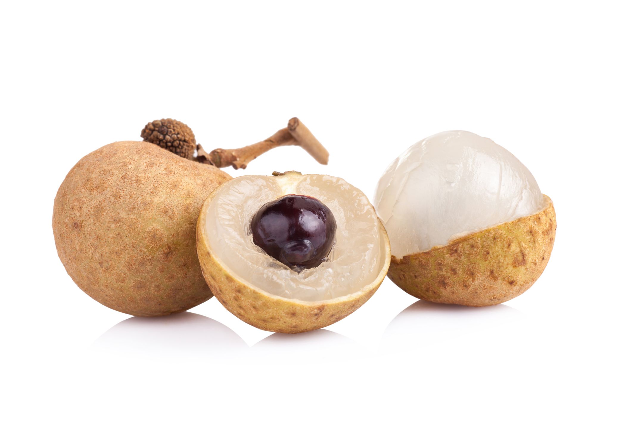 Longan or dragon eye fruit,  some of the traditional fruit of Rosh Hashanah.