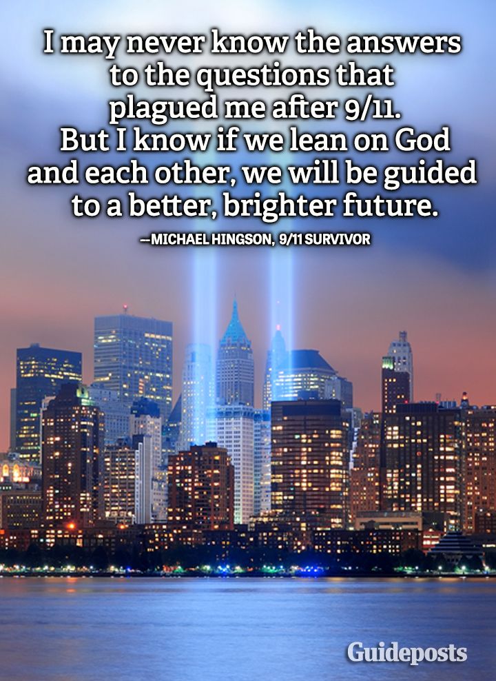 Michael Hingson quote God 9/11 better brighter future