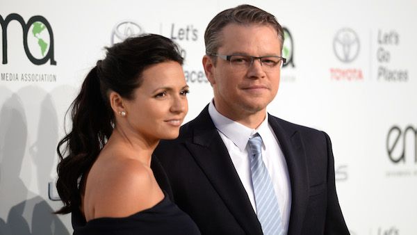 Was God Matt Damon's matchmaker? Matt and his wife, Luciana.
